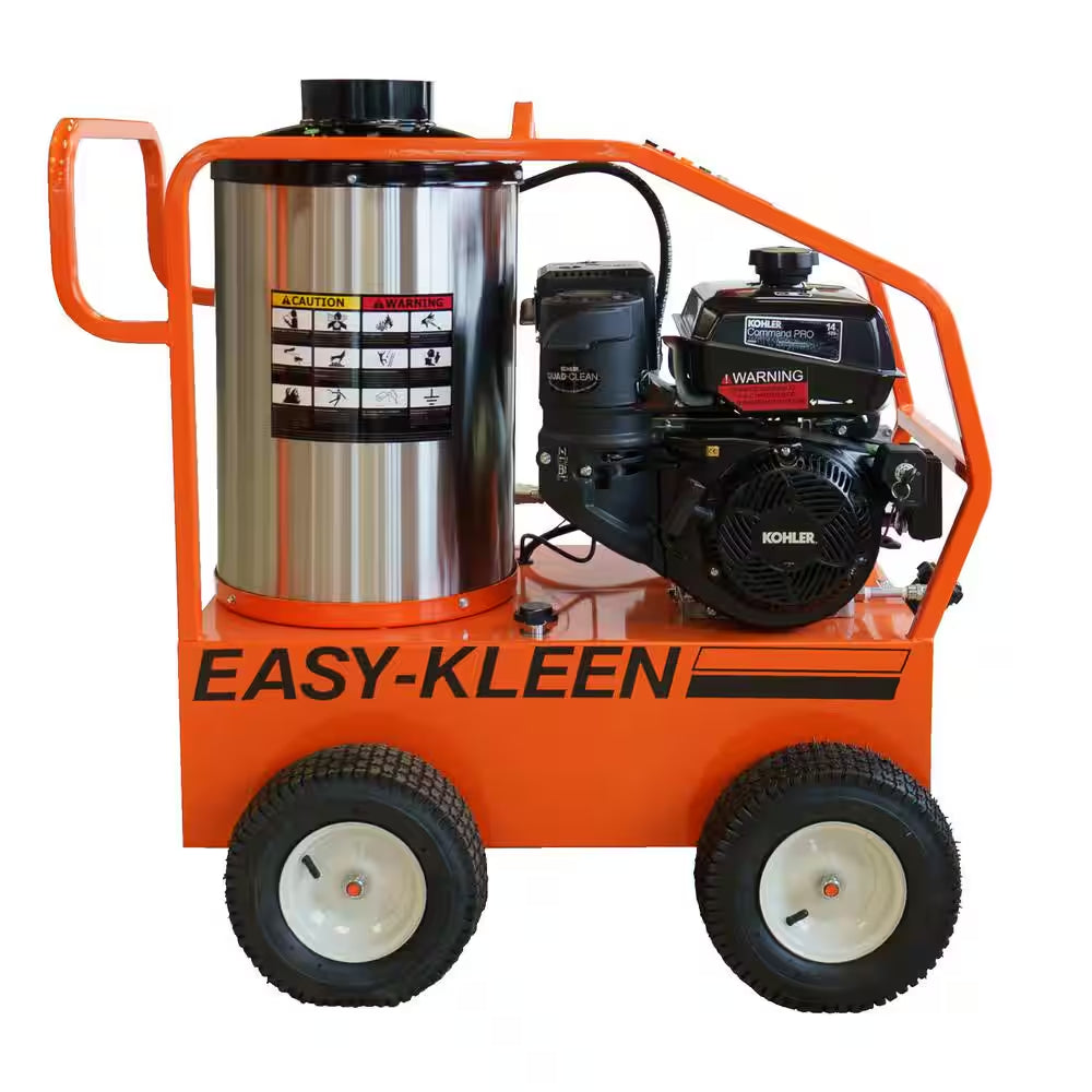 Commercial 4000 PSI 3.5 GPM Gas Driven Hot Water Pressure Washer 110/120V