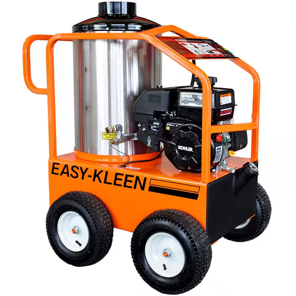 Commercial 2700 PSI 3 GPM Gasoline Driven Hot Water Pressure Washer